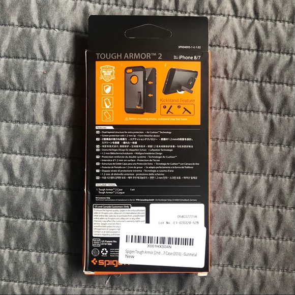 NIB Spigen Tough Armor 2 Kickstand Phone Case iPhone 7 And 8 - Picture 9 of 13